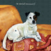 Little Dog Laughed Jack Russel Card