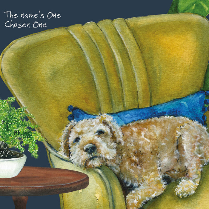 Little Dog Laughed Lakeland Terrier Card
