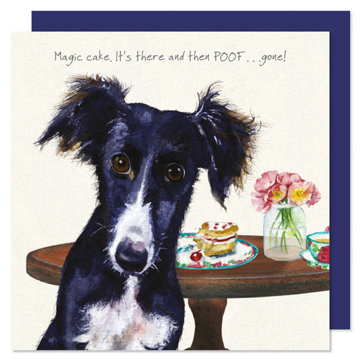 Little Dog Laughed Saluki Dog Card
