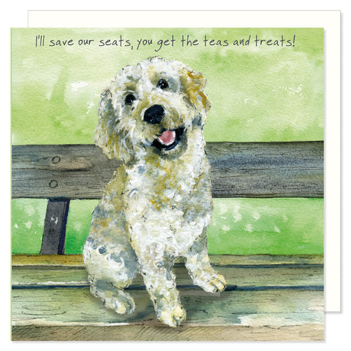 Little Dog Laughed Labradoodle Card
