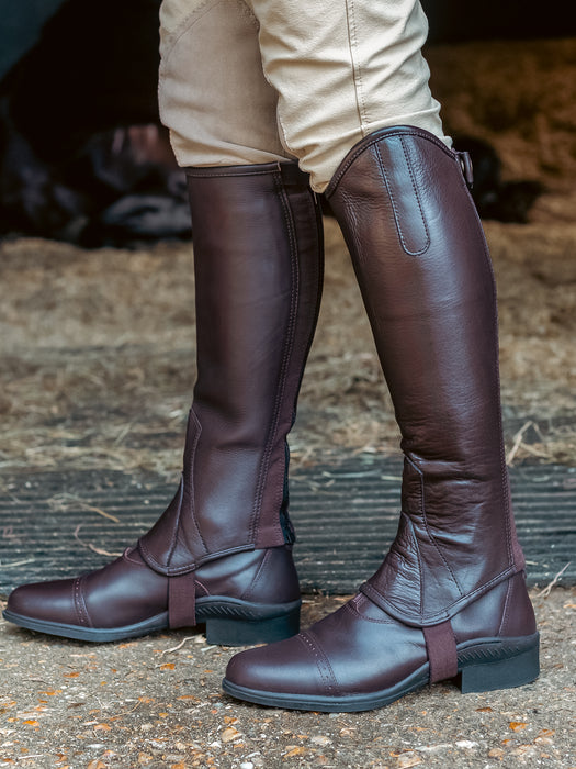 Just Chaps Child's Leather Saltos Gaitors