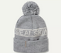 Sealskinz Heacham Waterproof Bobble Hat Grey & Cream