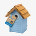 Gardman Beach Hut Nest Box Blue