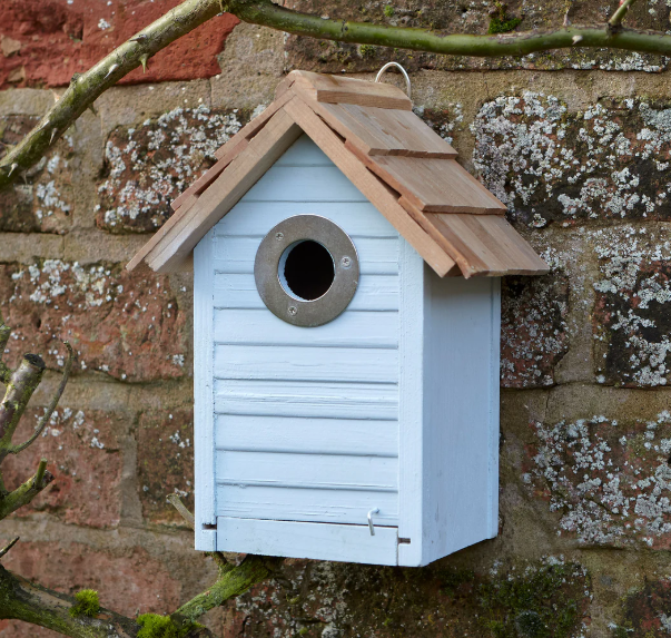 Gardman Beach Hut Nest Box Blue