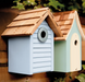 Gardman Beach Hut Nest Box Blue