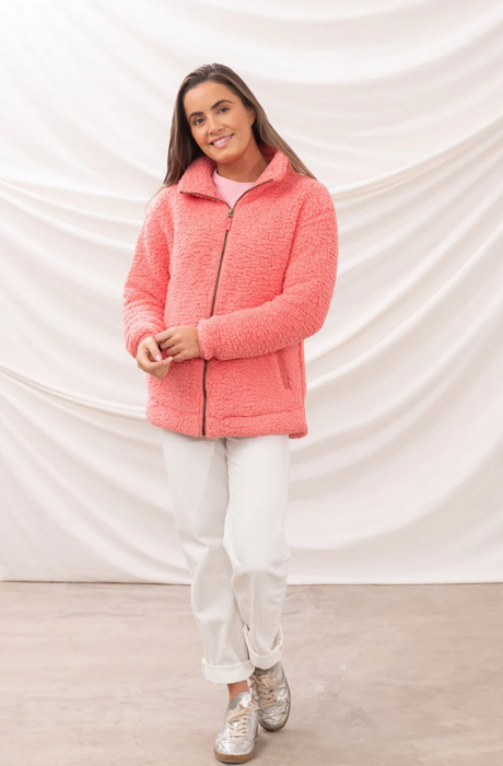 LightHouse Seashell Fleece Sugar Coral
