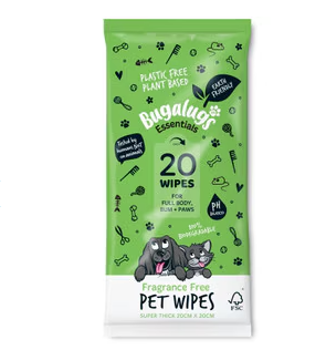 Bugalugs Pet Wipes 20pk