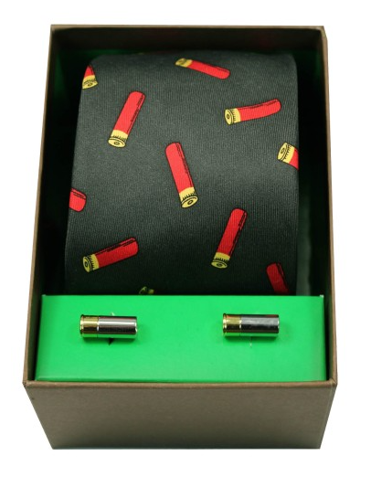 Soprano Gun Cartridges Tie & Cufflink Set