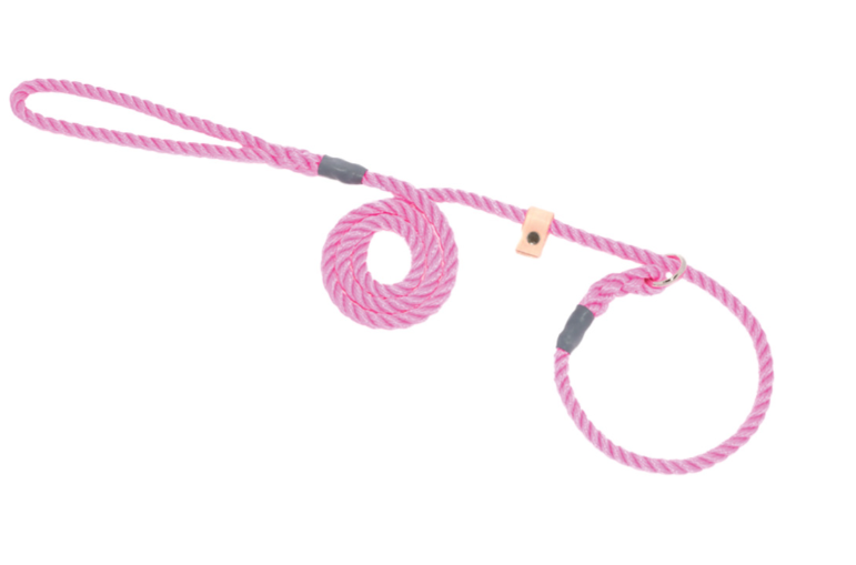 Bisley Pink Rope Dog Lead 8mm