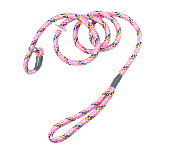 Bisley Pink Multi-Coloured Slip Lead 1.5m