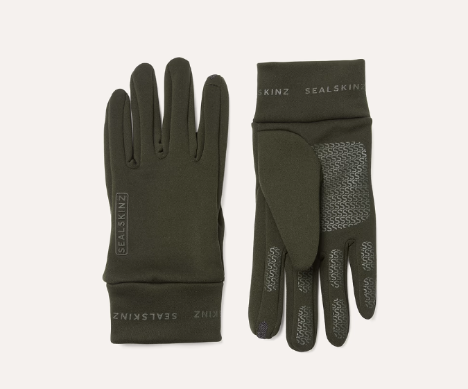 SealSkinz Acle Water Resistant Nano Fleece Gloves Olive