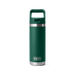 Yeti Rambler Straw Top Bottle 18oz (532ml) Black Forest Green