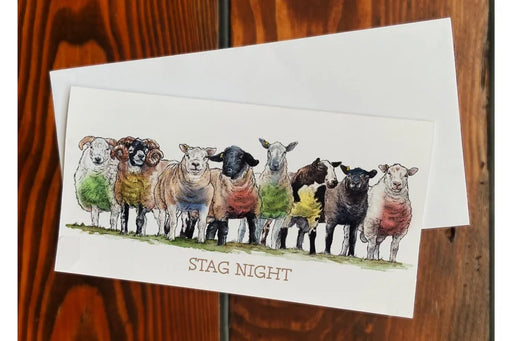 Kate Simpson Stag Night Card