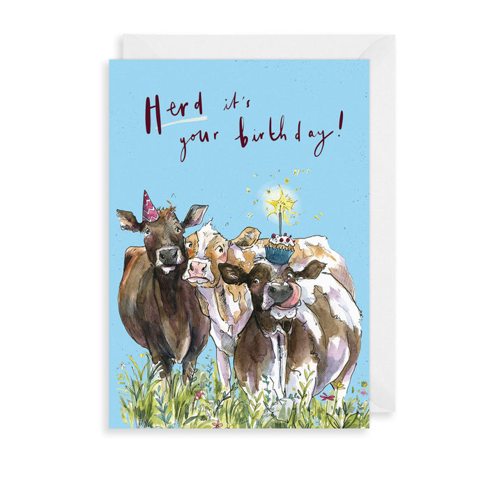 The Art File Herd Its Your Birthday Card