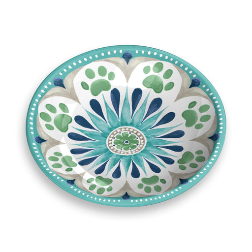 Tarhong Carmel Medallion Saucer Turquoise
