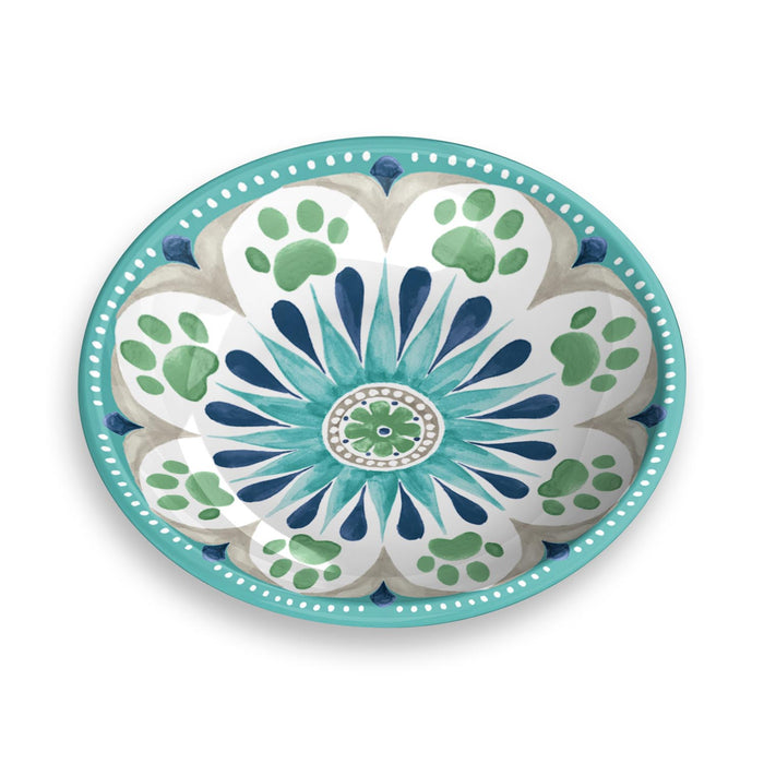 Tarhong Carmel Medallion Saucer Turquoise
