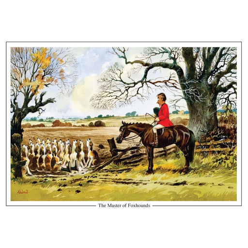 Charles Sainsbury-Plaice The Master Of Foxhounds Card Thelwell