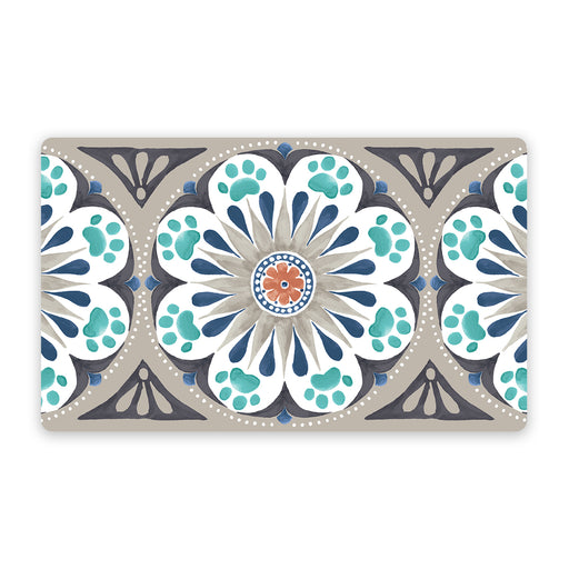 Tarhong Carmel Medallion Pet Placemat Grey