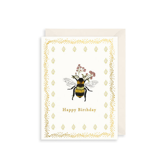 The Art File Bumble Bee Birthday Card
