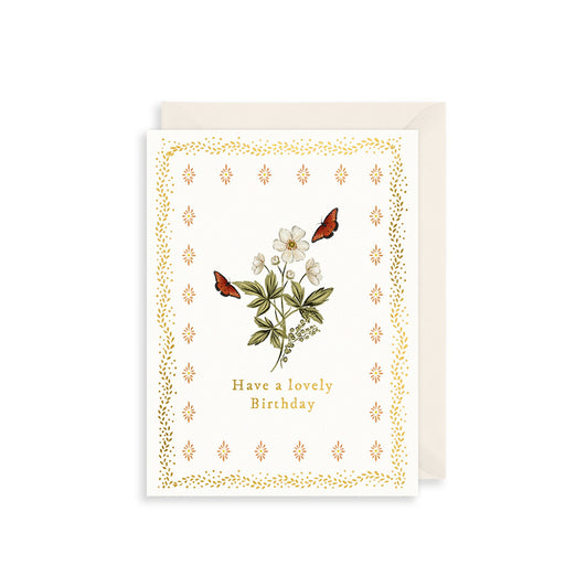 The Art File Lovely Birthday Butterflies Card