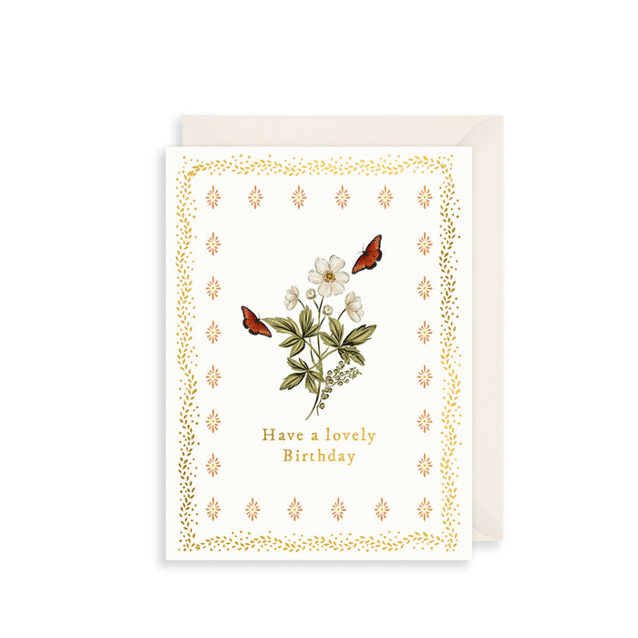 The Art File Lovely Birthday Butterflies Card