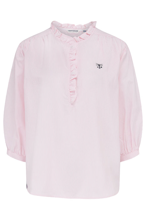 Lighthouse Thea Blouse Pink Stripe