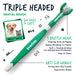 Triple Headed Toothbrush Single