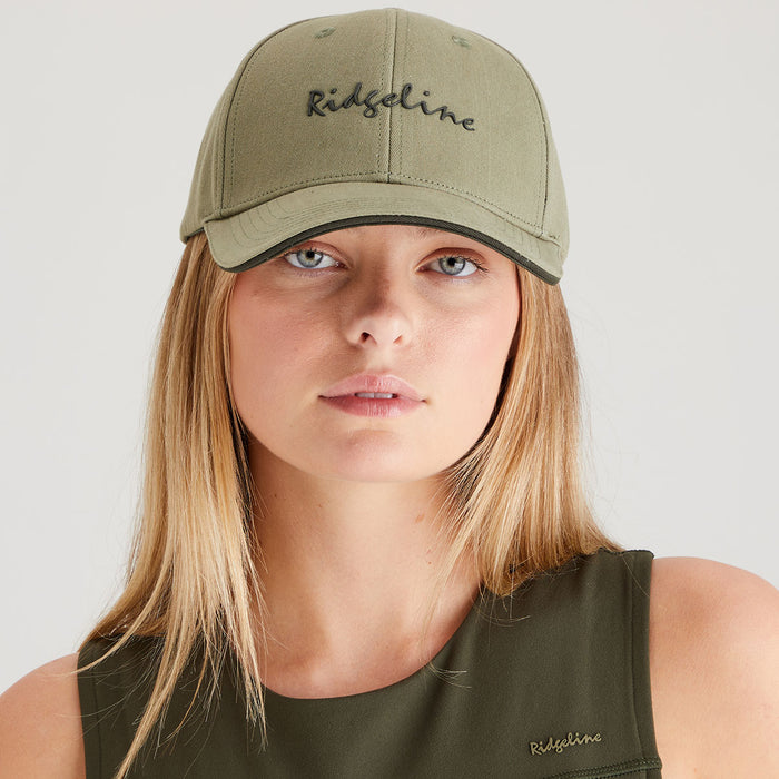 Ridgeline Signature Cap Khaki Green
