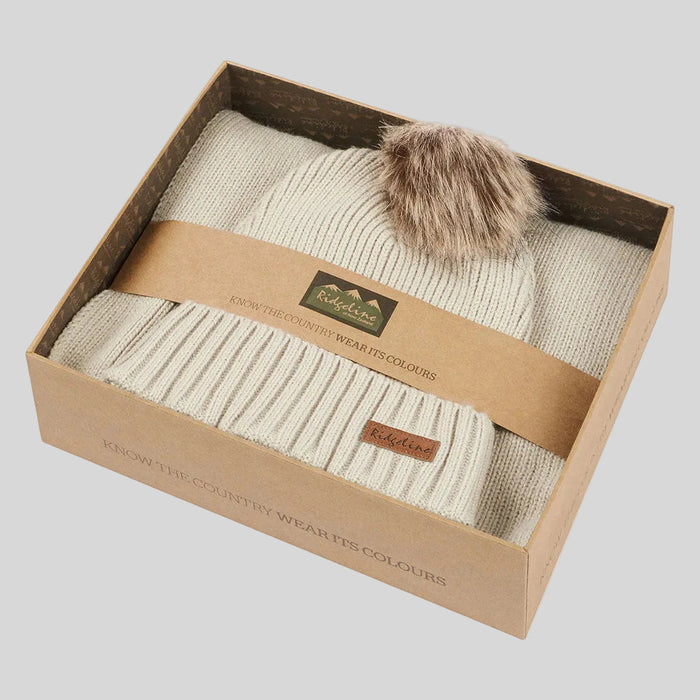 Ridgeline Baltic Hat & Scarf Set Sand