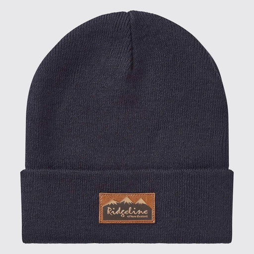 Ridgeline Heritage Fine Knit Beanie Hat Navy