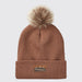 Ridgeline Heritage Fine Knit Bobble Hat Nutmeg
