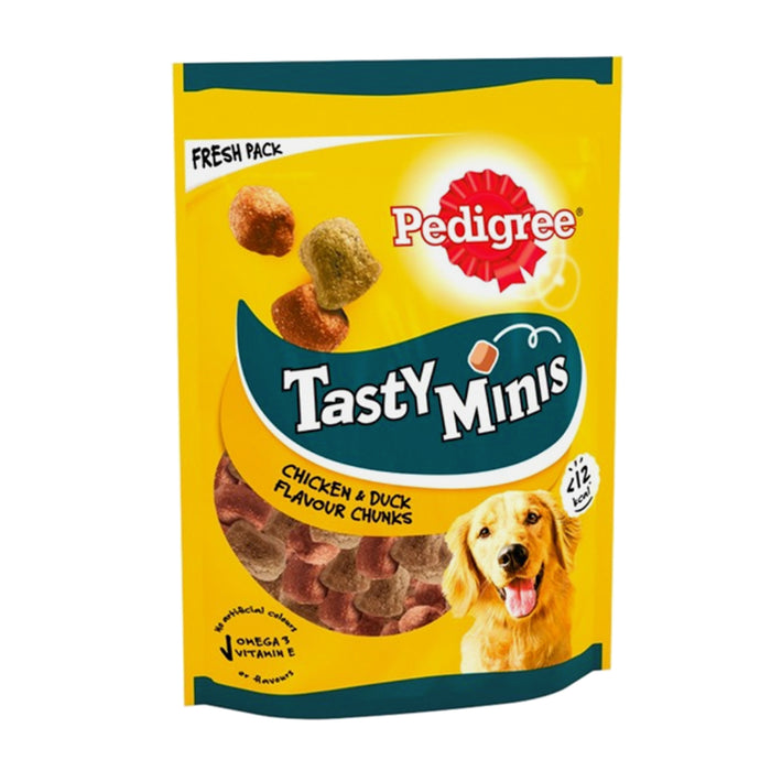 Pedigree Tasty Minis Chicken and Duck Chunks 130g Dog Treats