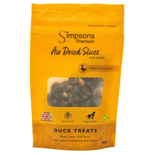 Simpsons Dog Treats Duck 100g