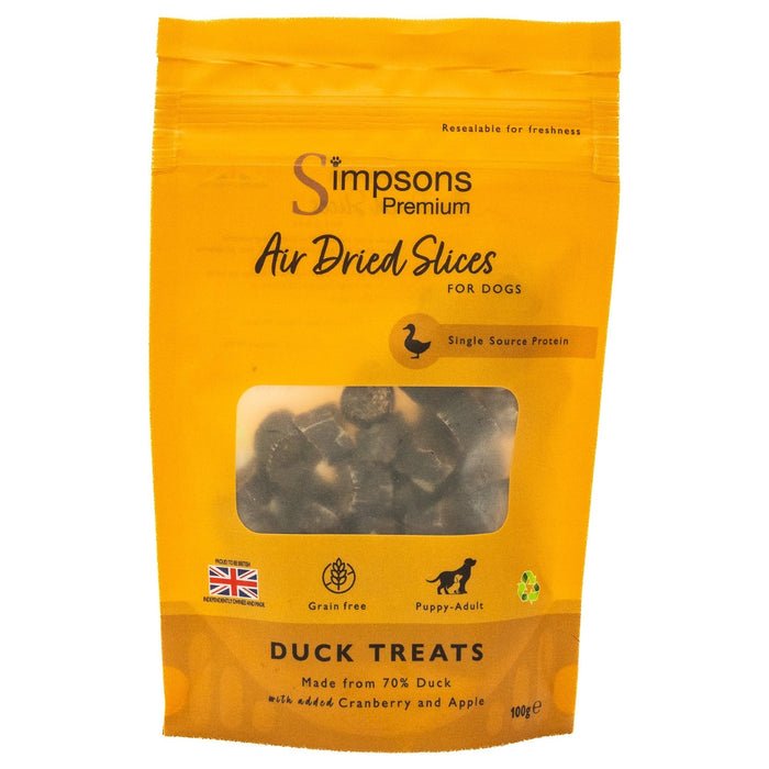 Simpsons Dog Treats Duck 100g