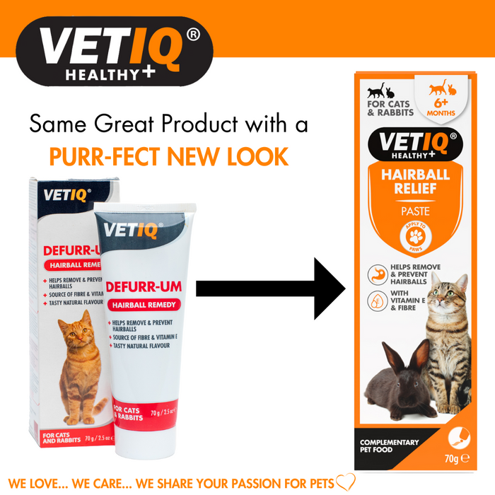 VETIQ® Hairball Relief Paste 70g