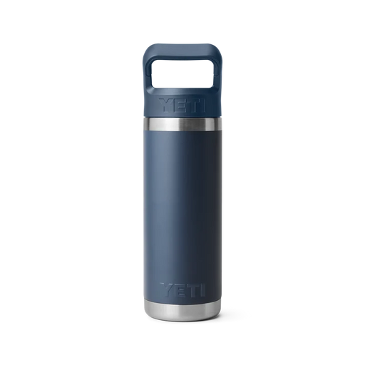 Rambler 18oz Bottle Navy (Straw Top) Yet