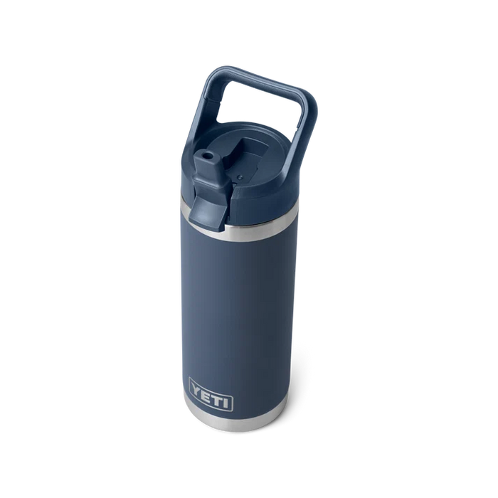 Rambler 18oz Bottle Navy (Straw Top) Yet