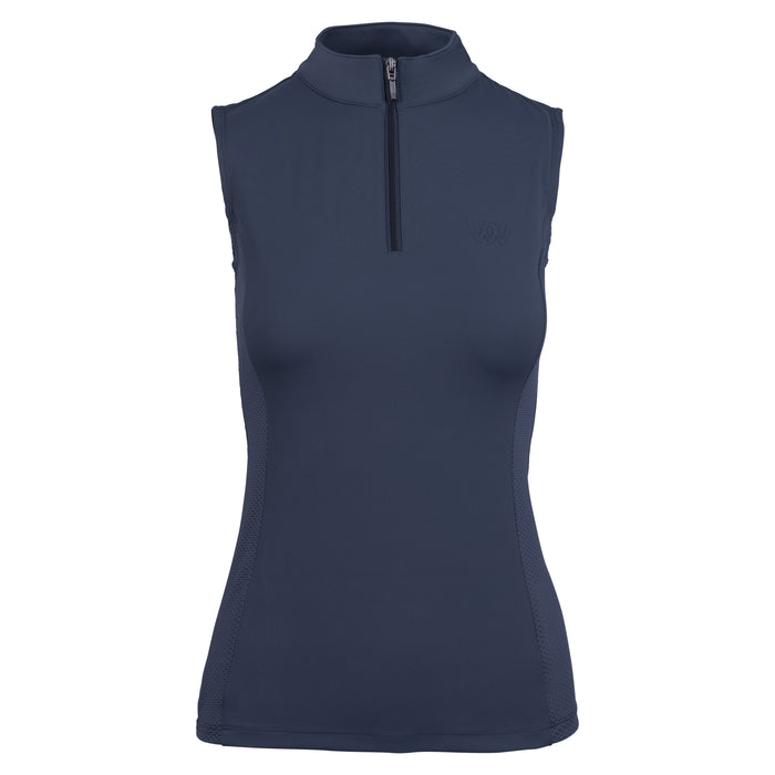WoofWear Sleeveless Tech Riding Shirt Navy