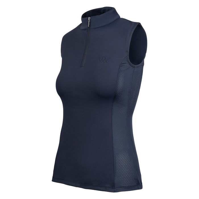 WoofWear Sleeveless Tech Riding Shirt Navy