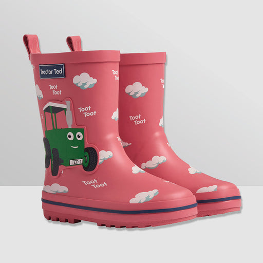 Tractor Ted Welly Boot Pink