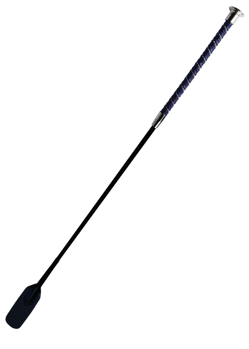 WoofWear Twisted Riding Whip Navy & Silver