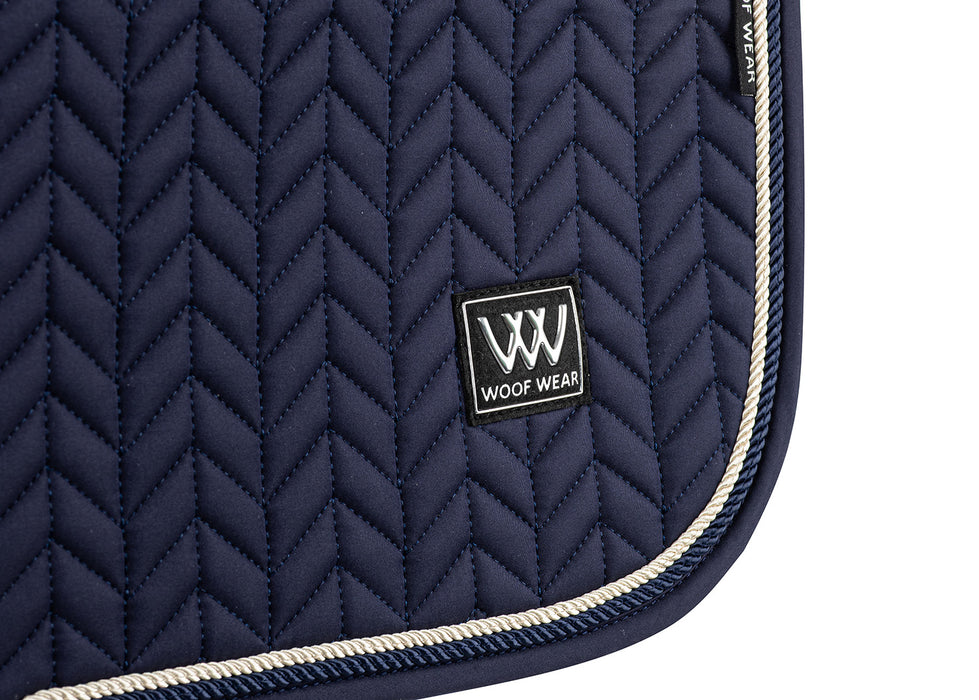 WoofWear Herringbone Saddle Pad Navy