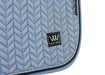WoofWear Herringbone Close Contact Saddle Pad Steel Blue