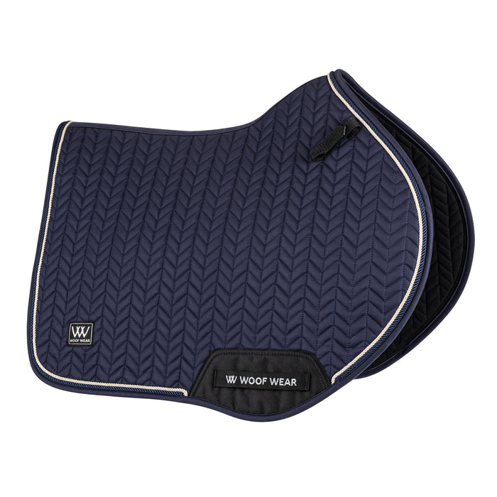 WoofWear Herringbone Saddle Pad Navy