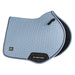 WoofWear Herringbone Close Contact Saddle Pad Steel Blue