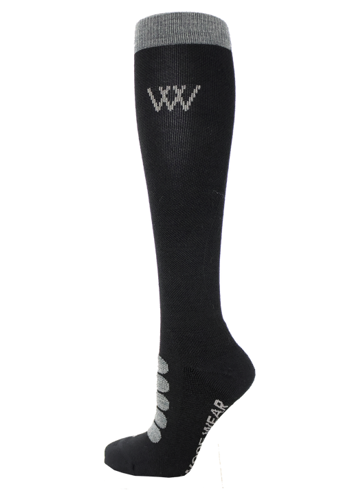 Woof Wear Long Winter Black Riding Sock