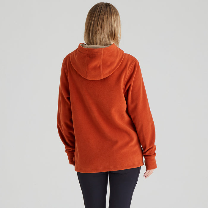 Ridgeline Womens Ballistic Hoodie Russet