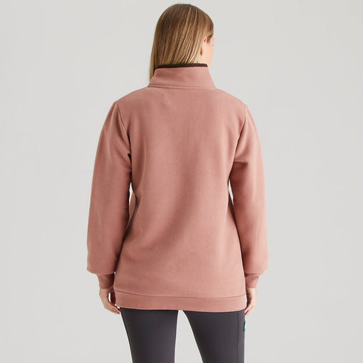 Ridgeline Women's Brancaster 1/4Zip Top Dusky Pink