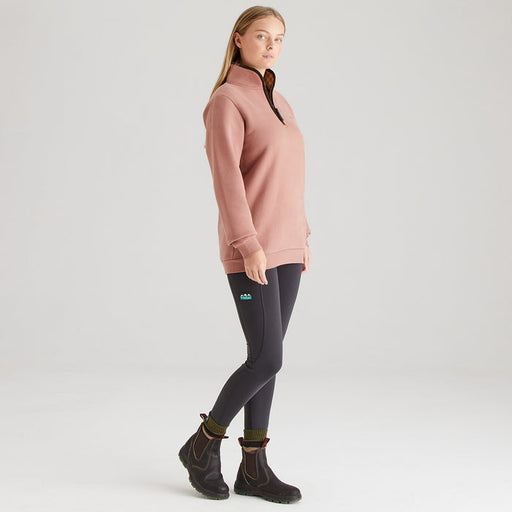 Ridgeline Women's Brancaster 1/4Zip Top Dusky Pink