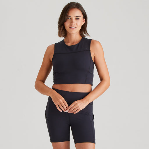 Ridgeline Women's Infinity Crop Top Black